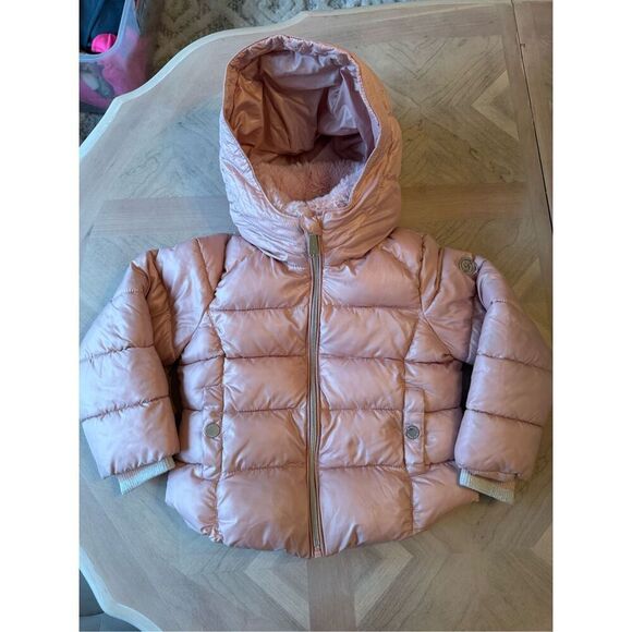 Michael Kors Pink Winter Coat Sz 4T - Picture 1 of 6